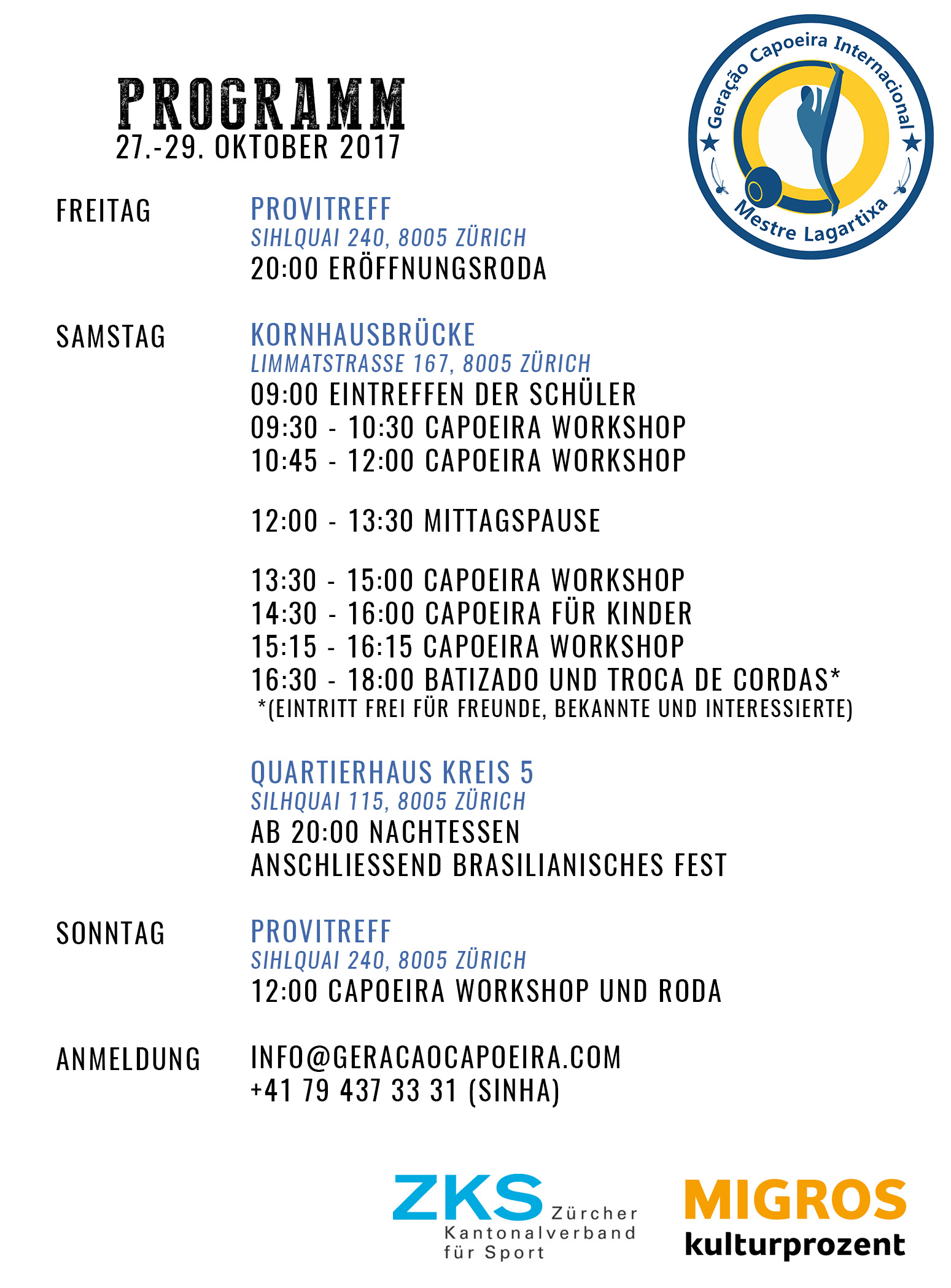 Encontro 2017 – Programm